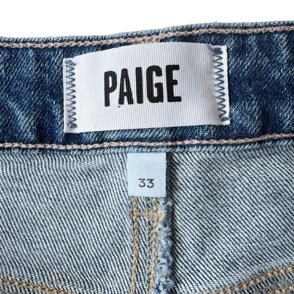 Paige Alexis Barrel Leg Jeans in Le Club | 33 NWT - Picture 9 of 14